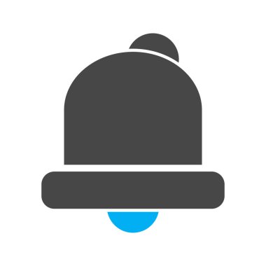 Soyut arkaplanda alarm simgesi izole edildi