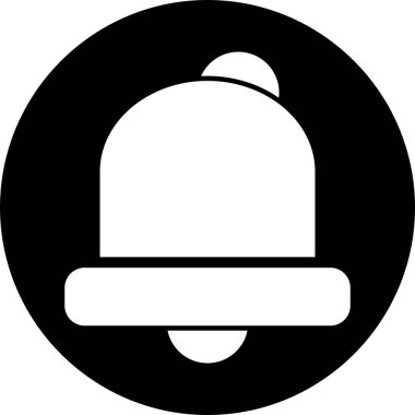 Soyut arkaplanda alarm simgesi izole edildi