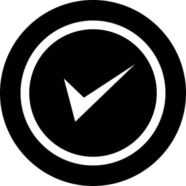 Soyut arkaplanda izole edilmiş simgeyi onayla