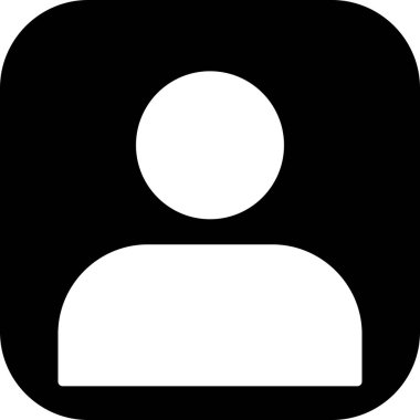 İnsan simgesi soyut arkaplanda izole edildi