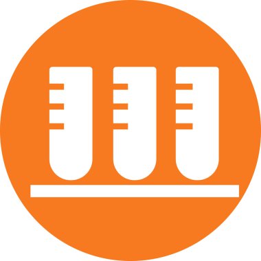 Test simgesi soyut arkaplanda izole edildi