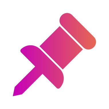 Pin simgesi soyut arkaplanda izole edildi