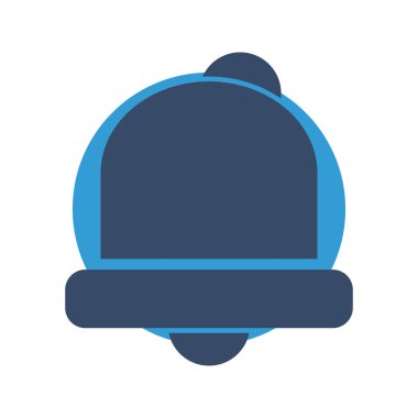 Soyut arkaplanda alarm simgesi izole edildi