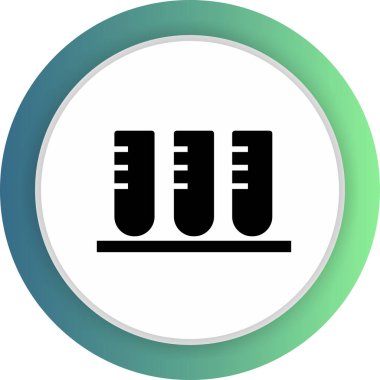 Test simgesi soyut arkaplanda izole edildi