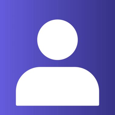 İnsan simgesi soyut arkaplanda izole edildi