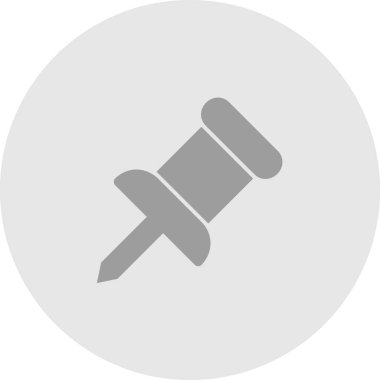 Pin simgesi soyut arkaplanda izole edildi