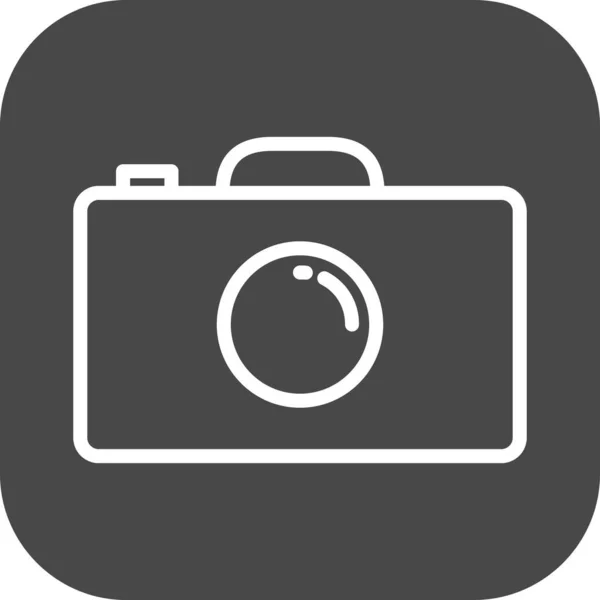 Camera  icon isolated on abstract background — Stock Vector