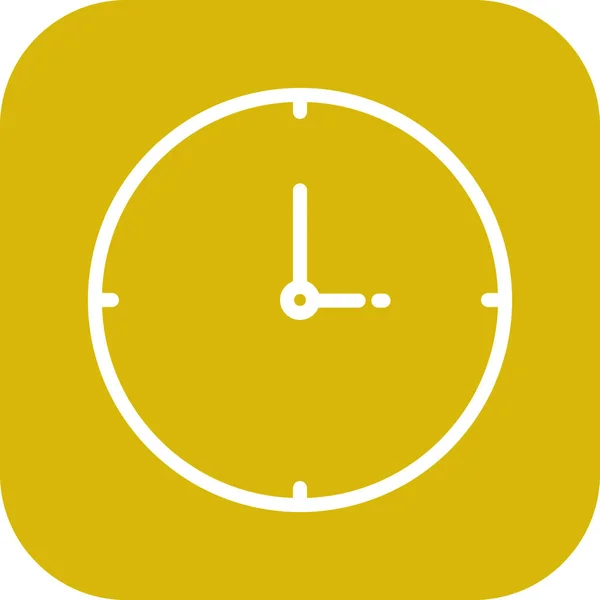 Reloj icono aislado en fondo abstracto — Archivo Imágenes Vectoriales