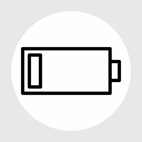 Ícone da bateria isolado no fundo abstrato —  Vetores de Stock