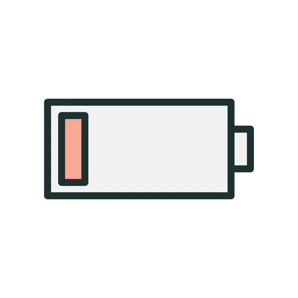 Battery  icon isolated on abstract background — Stock Vector