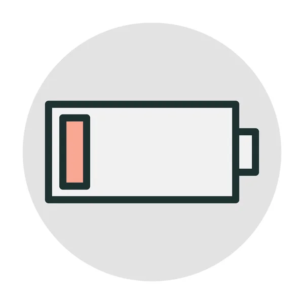 Battery  icon isolated on abstract background — Stock Vector