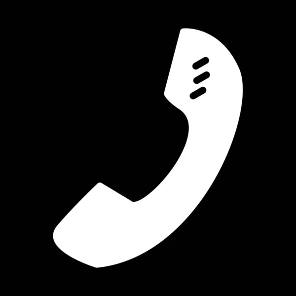 Telefon-Symbol isoliert auf abstraktem Hintergrund — Stockvektor