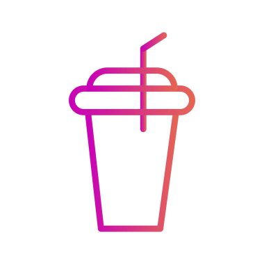 Soyut arkaplanda izole edilmiş simge iç