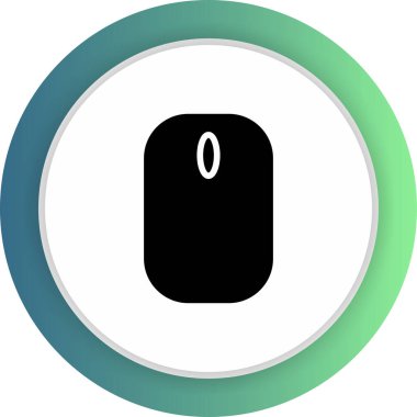 Fare simgesi soyut arkaplanda izole edildi