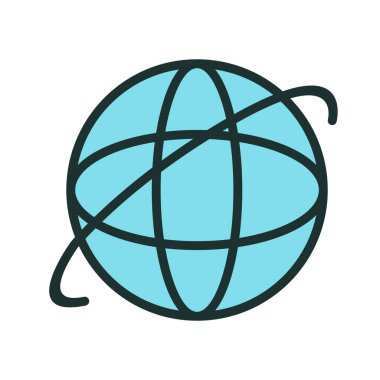 soyut arkaplanda internet simgesi izole edildi