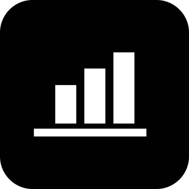 Soyut arkaplanda sunum simgesi izole edildi