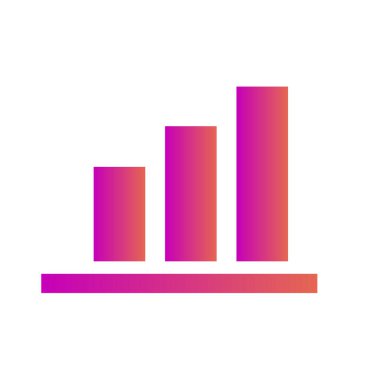 Soyut arkaplanda sunum simgesi izole edildi