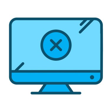 Lcd simgesi soyut arkaplanda izole edildi