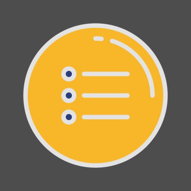  Soyut arkaplanda menü simgesi izole edildi