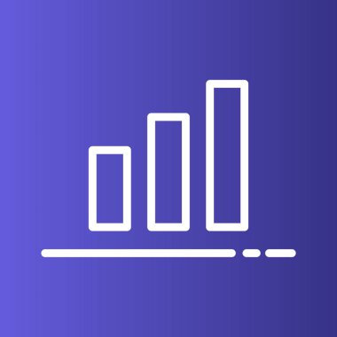 Soyut arkaplanda sunum simgesi izole edildi