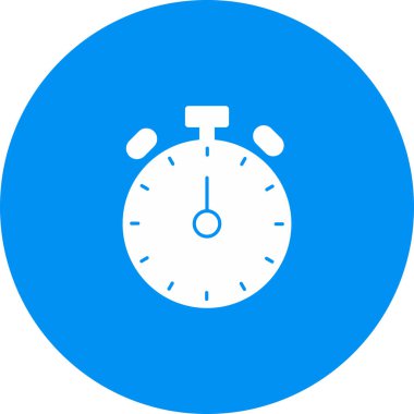  Soyut arkaplanda alarm simgesi izole edildi