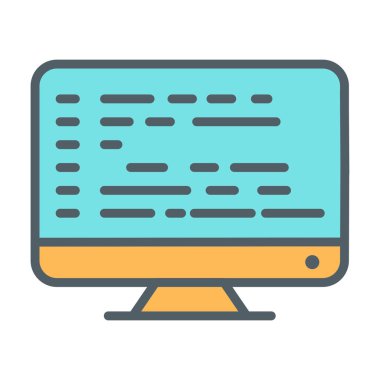  Lcd simgesi soyut arkaplanda izole edildi