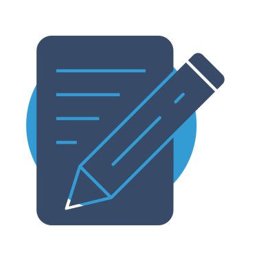  Soyut arkaplanda belge simgesi izole edildi