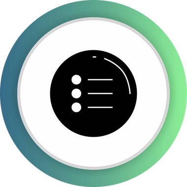  Soyut arkaplanda menü simgesi izole edildi