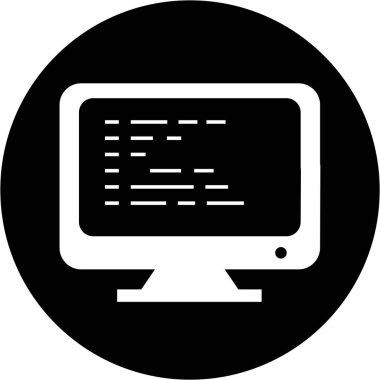  Lcd simgesi soyut arkaplanda izole edildi