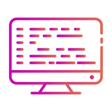  Lcd simgesi soyut arkaplanda izole edildi