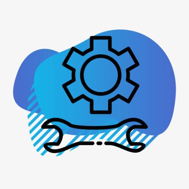  Soyut arkaplanda araç simgesi izole edildi