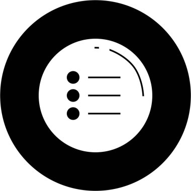  Soyut arkaplanda menü simgesi izole edildi