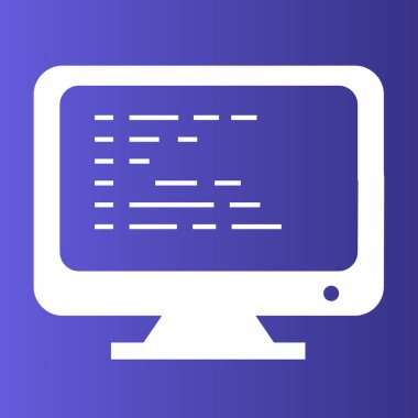  Lcd simgesi soyut arkaplanda izole edildi