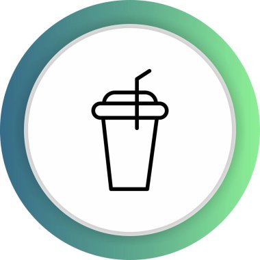 Soyut arkaplanda izole edilmiş simge iç