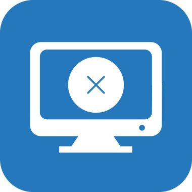 Lcd simgesi soyut arkaplanda izole edildi