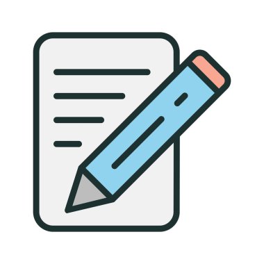  Soyut arkaplanda belge simgesi izole edildi