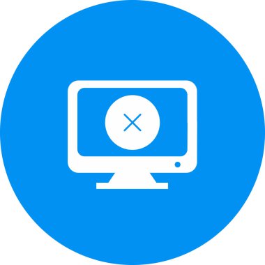 Lcd simgesi soyut arkaplanda izole edildi