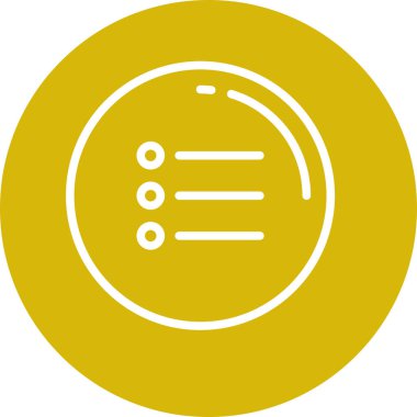  Soyut arkaplanda menü simgesi izole edildi