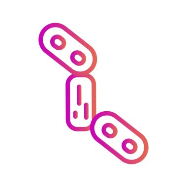 Bağlantı simgesi soyut arkaplanda izole edildi