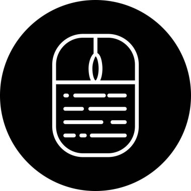 Fare simgesi soyut arkaplanda izole edildi