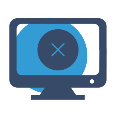 Lcd simgesi soyut arkaplanda izole edildi