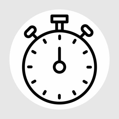  Soyut arkaplanda alarm simgesi izole edildi