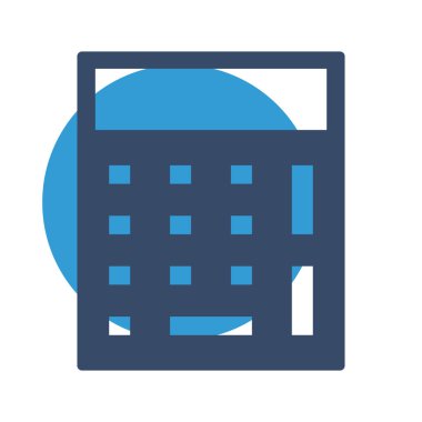 Takvim simgesi soyut arkaplanda izole edildi