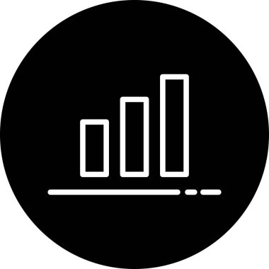 Soyut arkaplanda sunum simgesi izole edildi