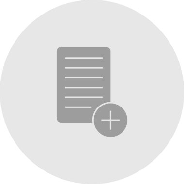  Soyut arkaplanda belge simgesi izole edildi