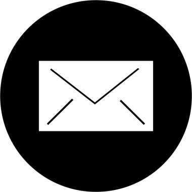 Soyut arkaplanda mesaj simgesi izole edildi