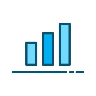 Soyut arkaplanda sunum simgesi izole edildi