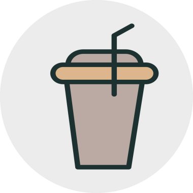 Soyut arkaplanda izole edilmiş simge iç