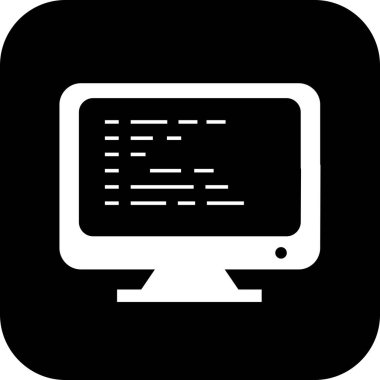 Lcd simgesi soyut arkaplanda izole edildi