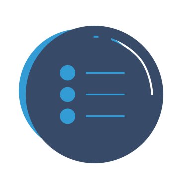  Soyut arkaplanda menü simgesi izole edildi